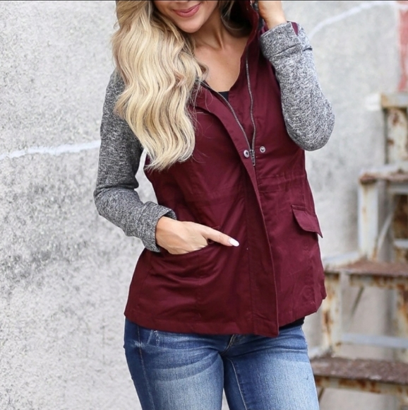 Hooded Anorak utility military jacket - Picture 3 of 4